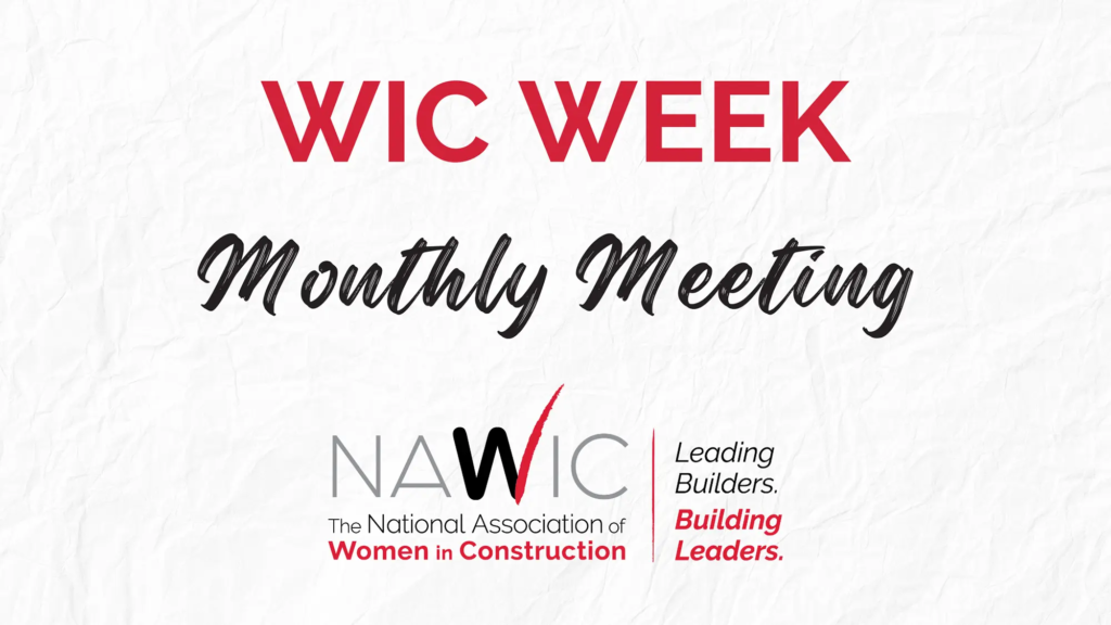 WIC Week Meetings