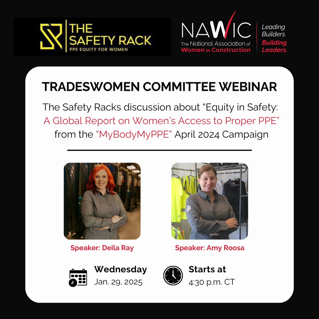 The Safety Racks discussion about “Equity in Safety A Global Report on Women’s Access to Proper PPE” from the “MyBodyMyPPE April